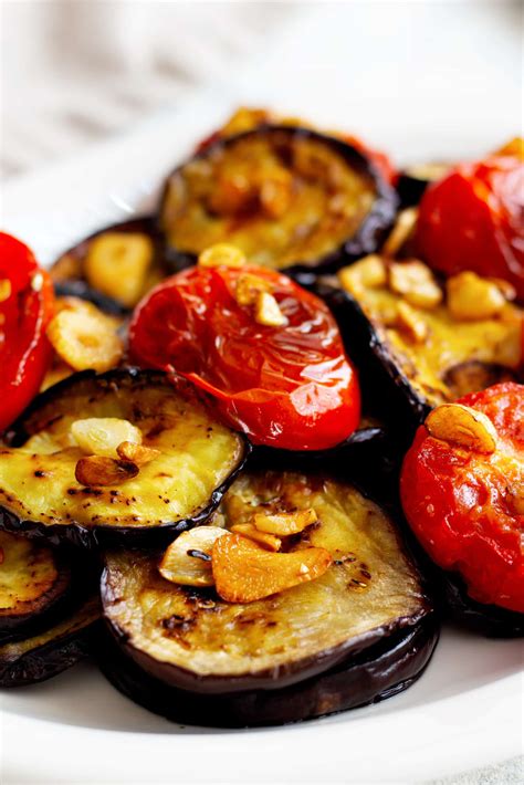 Best Fried Eggplant Recipe with Tomatoes • Unicorns in the Kitchen