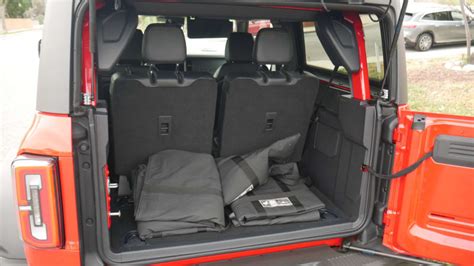 Ford Bronco 2-Door Luggage Test: How much cargo space? - Happy With Car