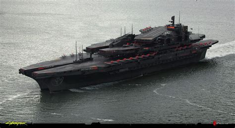 Arasaka Aircraft Carrier - Cyberpunk 2077 Concept by Filippo Ubertino ...