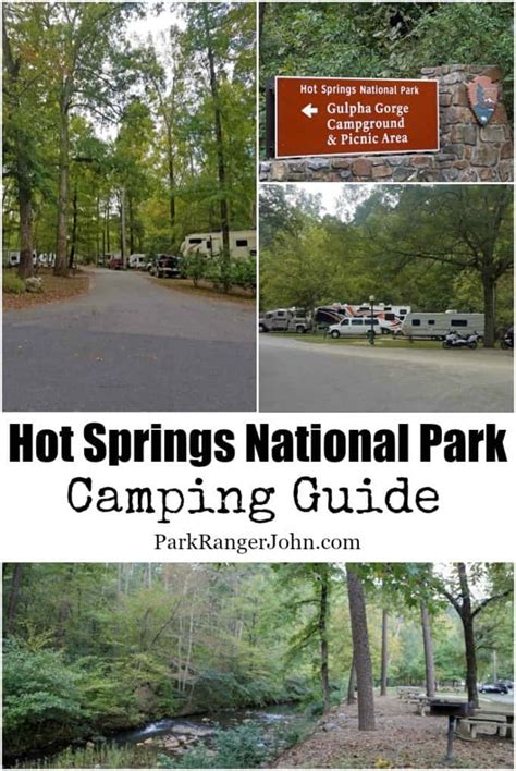 Hot Springs National Park Camping | Park Ranger John