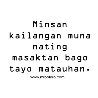 Hugot Lines Tagalog Patama