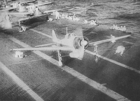 Asisbiz A6m Zeros taking off from Shokaku to attack Pearl Harbor 7th Dec 1941-02