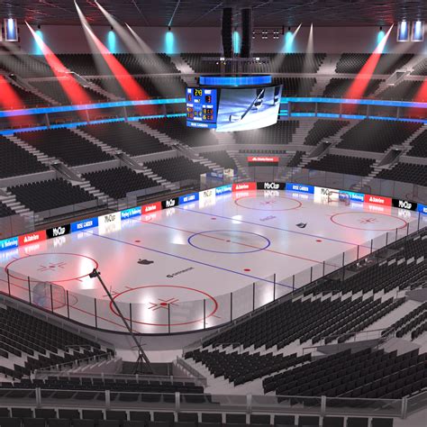 3D hockey arena model - TurboSquid 1549927