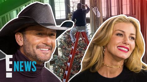 Tim McGraw & Faith Hill's Massive Christmas Tree | E! News - YouTube