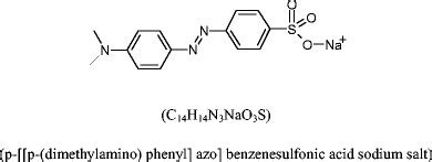 Structure of methyl orange | Download Scientific Diagram