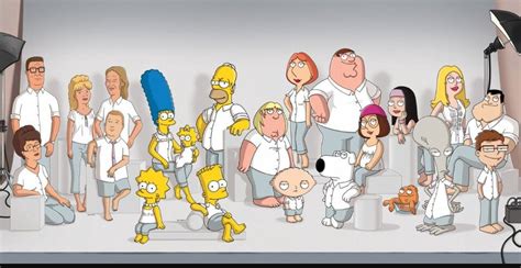 King of the Hill; The Simpsons; Family Guy & American Dad | Impressive Television Cartoons ...