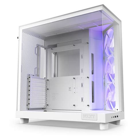 NZXT H6 Flow RGB White - PC cases - LDLC 3-year warranty