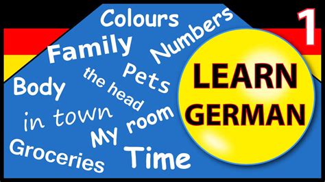 Learn German for beginners | Lesson 1 - YouTube