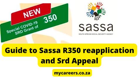 Guide to Sassa R350 reapplication and Srd Appeal – Mycareers.co.za