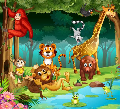 Dessin Animaux De La Jungle Inspirant Stock 18 Coloriages D Animaux De La Jungle - Coloriage