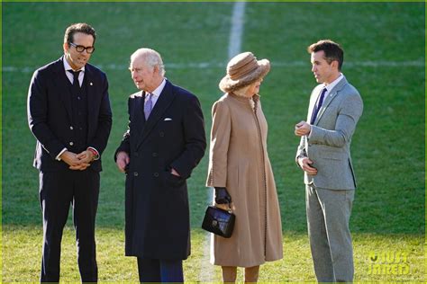 Ryan Reynolds & Rob McElhenney Meet with King Charles & Queen Camilla ...