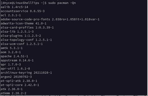 Pacman Commands Cheat Sheet for Arch Linux