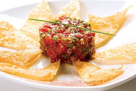 The Asian Ahi Tuna Tartare #PerrysDining | Tartare recipe, Tasty dishes ...