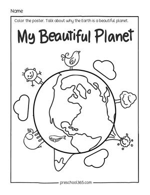 kindergarten-earth-day-activity-sheets-L3-1e | Preschool365