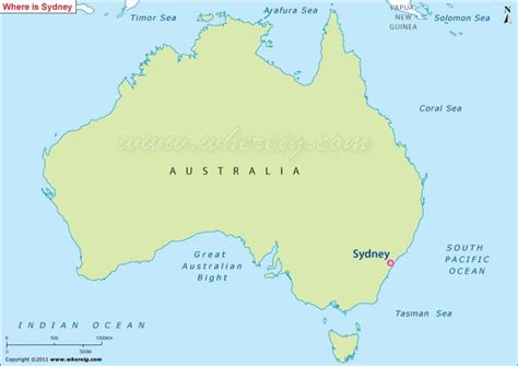 Map of sydney australia - Australia map sydney (Australia)