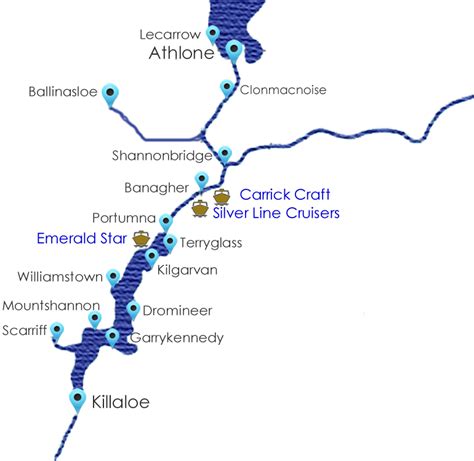 Guide to cruising the Lower Shannon - Shannon River Boat Hire Ireland