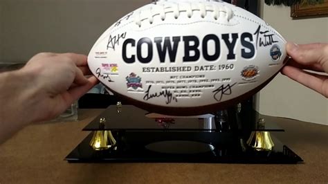 2016 Dallas Cowboys Team Autographed Football - YouTube