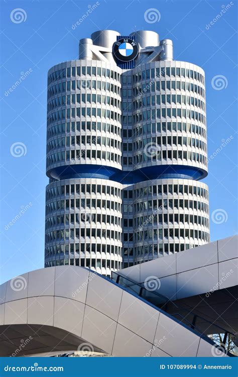 BMW headquarters, Munich editorial stock image. Image of sight - 107089994