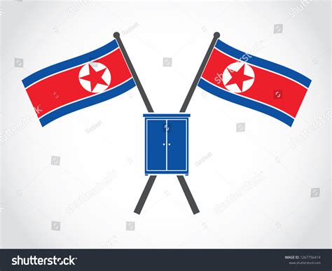 North Korea Emblem Wardrobe Stock Vector (Royalty Free) 1267756414 ...