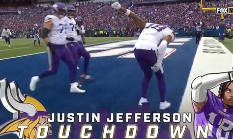 Vikings: Justin Jefferson fake injury TD celebration is trend in 2022