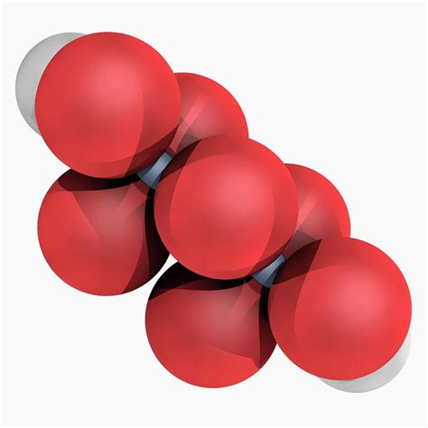 Dichromic Acid Molecule Photograph by Laguna Design/science Photo Library