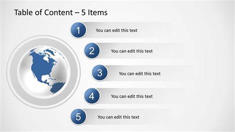 Table of Content Slides for PowerPoint - SlideModel