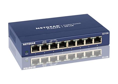 NETGEAR 8-Port Gigabit Ethernet Unmanaged Switch, Plug-and-Play (GS108) - GS108-400NAS ...