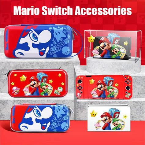 Mario Switch Protective Case Accessories for Nintendo Switch V2/OLED ...