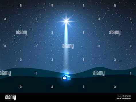 Star indicates the christmas of Jesus Christ. Birth of Jesus Christ Stock Photo - Alamy