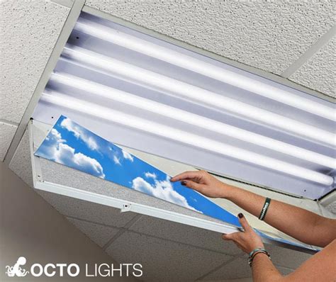 Ceiling Light Diffuser Panels for Schools, Homes, Offices, and More - Octo Lights - Fluorescent ...