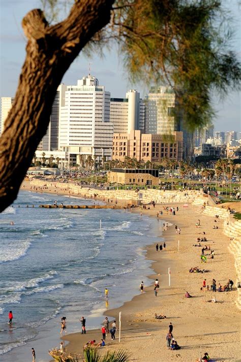 Tel Aviv Skyline stock image. Image of scene, capital - 26283937