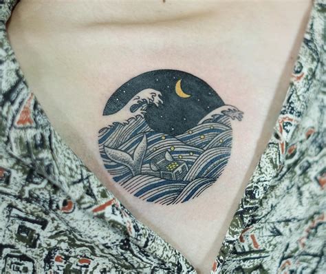 90+ Remarkable Wave Tattoo Designs - The Best Depiction of the Ocean