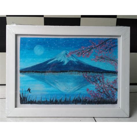 Jual Hiasan dinding/lukisan Gunung Fuji (fujiyama) | Shopee Indonesia