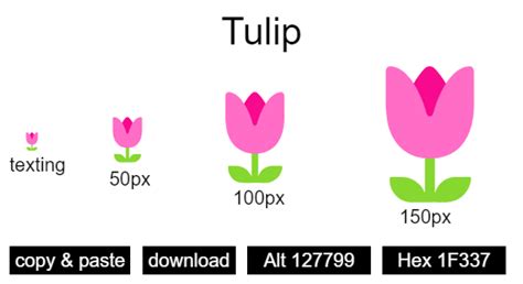 "Tulip": Emoji and Codes