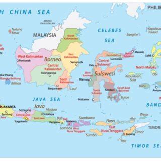 2: The Map of Indonesian Archipelago. Source: World Atlas 2021. | Download Scientific Diagram