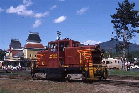 Slide: Conway Scenic Railroad #15 at North Conway | Railroad History