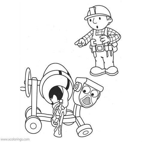 Bob the Builder Coloring Pages Dizzy is Working - XColorings.com