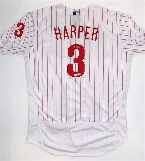 Bryce Harper Autographed Philadelphia Phillies Authentic Jersey - The ...