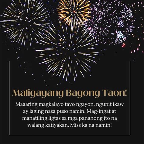 How to Say Happy New Year 2024 in Tagalog Language