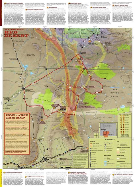 Red Desert Driving Tour Map | | wyomingnews.com