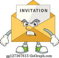2 Cartoon Drawing Of Letter Showing Angry Face Clip Art | Royalty Free - GoGraph