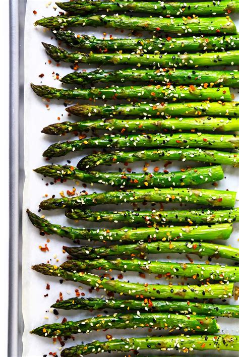 "Everything" Roasted Asparagus - Gimme Some Oven