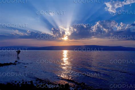 Sunset over Sea of Galilee - GoodSalt