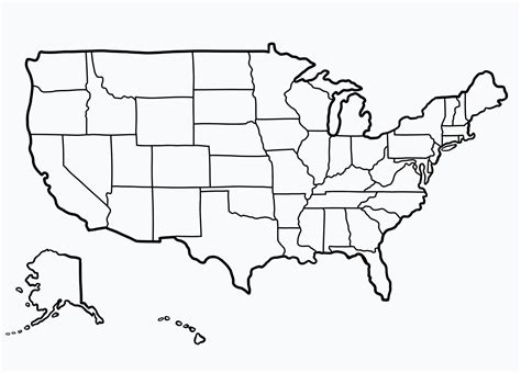 Doodle freehand drawing of united states of America map. V 3668494 ...