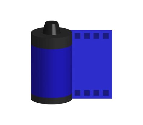 Premium Vector | Three-dimensional roll film camera