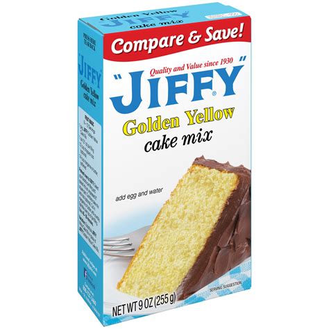 JIFFY Golden Yellow Cake Mix 9 OZ Box - Walmart.com