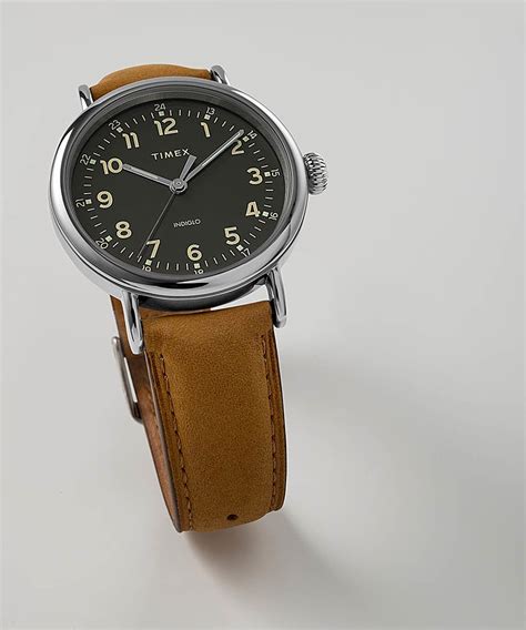 Timex Standard 40mm Leather Strap Watch - Timex US