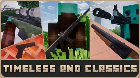 Minecraft - Timeless and Classics Guns Mod Showcase [Forge 1.16.5] - YouTube