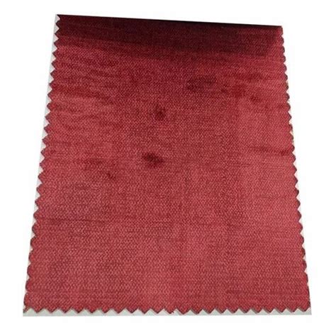 Plain Maroon Suede Sofa Fabric Crown Collection, 120 Gsm at Rs 445/meter in Mumbai