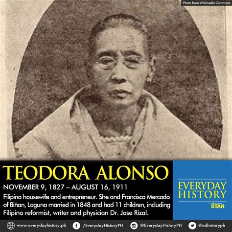 Teodora Alonzo, Mother Of Jose Rizal, Was The Perfect, 54% OFF